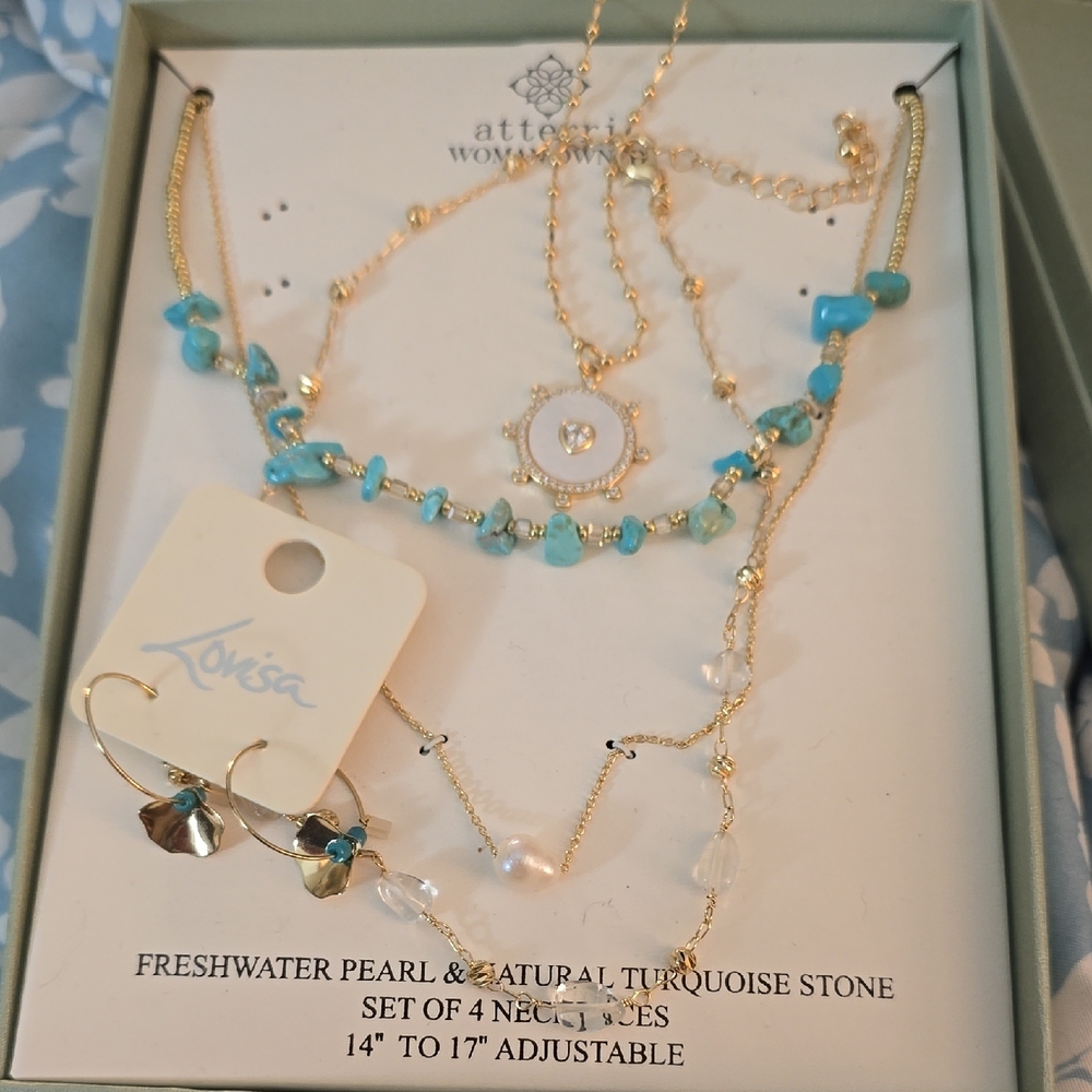 Turquoise Necklace Set